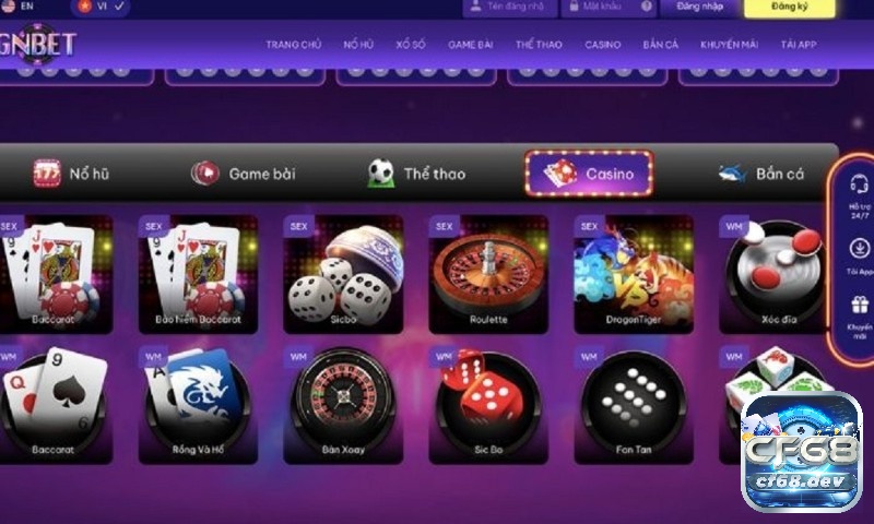 Tìm hiểu thông tin về cổng game Gnbet