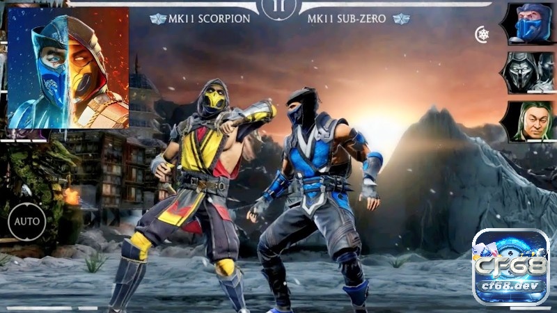 Phiên bản di động của loạt game Mortal Kombat đình đám, với các nhân vật biểu tượng và những đòn kết liễu đẫm máu