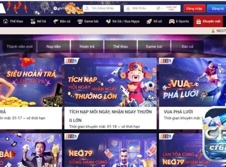 Đăng nhập Neo79 trải nghiệm kho game cá cược đỉnh cao
