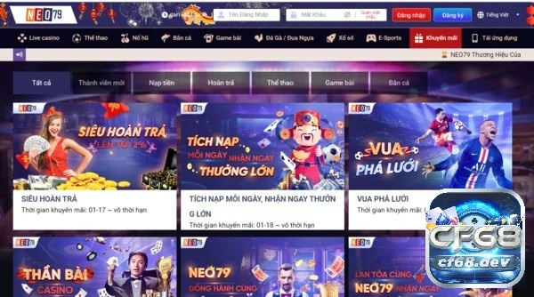 Đăng nhập Neo79 như thế nào?