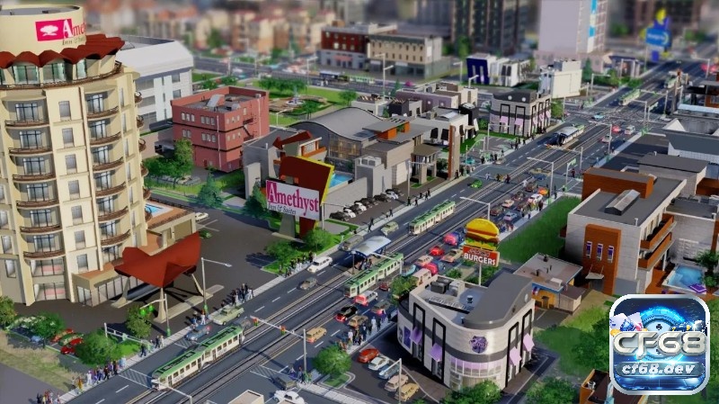 Game SimCity BuildIt hướng người chơi xây dựng nên một đô thị hiện đại và thịnh vượng