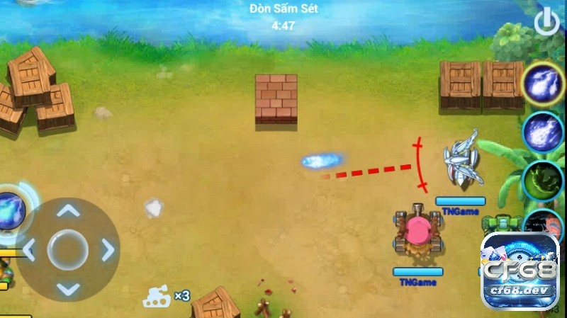 Gameplay có chế độ đấu với AI khá hay