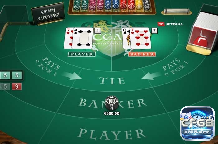 Quy định khi tính điểm trong Baccarat