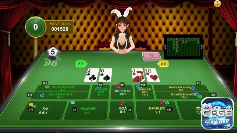 Các dạng cược phụ trong Baccarat