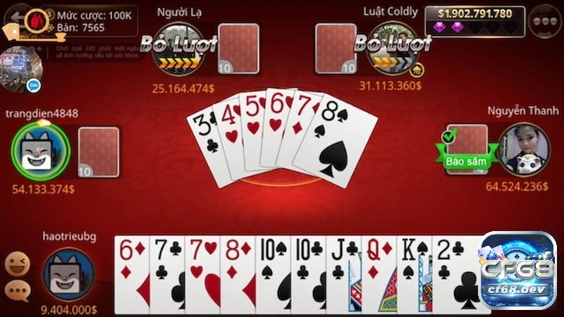 Sâm Lốc sử dụng game bài Tây 52 lá để chơi