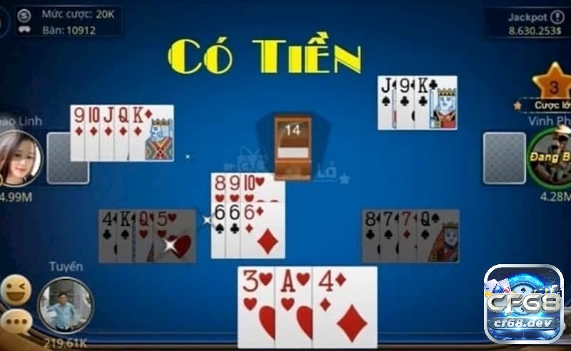 Người chơi tạo phỏm - Có nhiều phỏm là có tiền