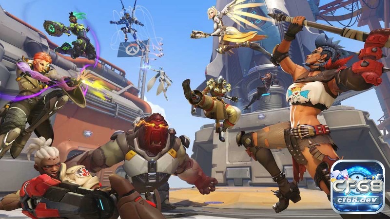 Overwatch là tựa game bắn súng online mang phong cách hoạt hình rất sinh động và cuốn hút người chơi